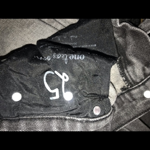 Black ONE TEASPOON trashed freebird jeans - Picture 5 of 7